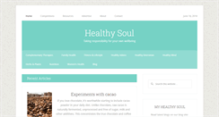 Desktop Screenshot of healthysoul.co.uk